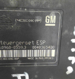 Bloc ABS (freins anti-blocage) OPEL ZAFIRA B