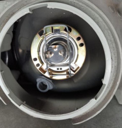 Optique avant principal gauche (feux)(phare) RENAULT R25 Photo n°3