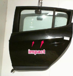 Porte arriere gauche RENAULT MEGANE 3