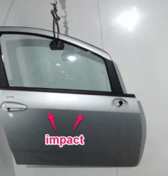 Porte avant droit FIAT GRANDE PUNTO Photo n°1