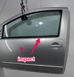 Porte avant gauche CITROEN C2 Photo n°5