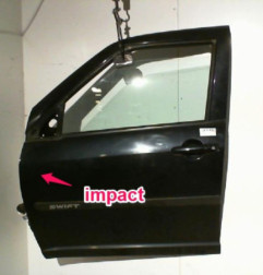 Porte avant gauche SUZUKI SWIFT 3 Photo n°5