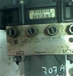 Bloc ABS (freins anti-blocage) PEUGEOT 307 Photo n°5