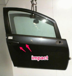 Porte avant droit FIAT GRANDE PUNTO