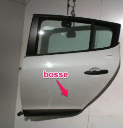 Porte arriere gauche RENAULT MEGANE 3 Photo n°1