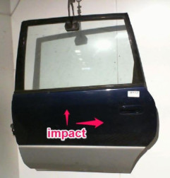 Porte arriere gauche TOYOTA PICNIC Photo n°1