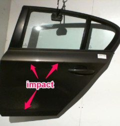 Porte arriere gauche BMW SERIE 1 E87 Photo n°3