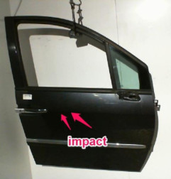 Porte avant droit PEUGEOT 807 Photo n°3