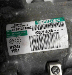 Compresseur clim RENAULT MODUS Photo n°3