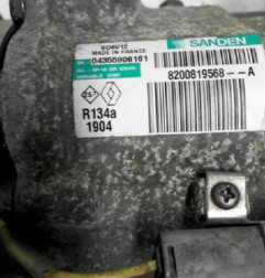 Compresseur clim RENAULT CLIO 3 Photo n°3