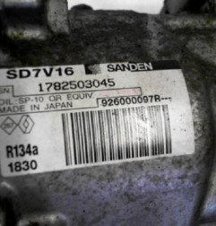 Compresseur clim DACIA SANDERO 1 Photo n°6