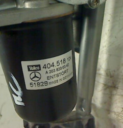 Moteur essuie glace avant MERCEDES CLASSE C 203 COUPE SPORT Photo n°3