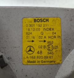 Optique avant principal gauche (feux)(phare) MERCEDES CLASSE A 168 Photo n°4