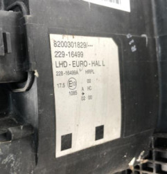 Optique avant principal gauche (feux)(phare) RENAULT MODUS Photo n°5