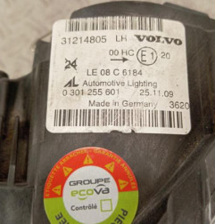 Optique avant principal gauche (feux)(phare) VOLVO C 30 Photo n°5
