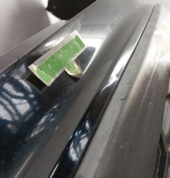 Pare choc arriere HONDA CIVIC 8 Photo n°4