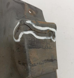 Pare boue avant gauche PEUGEOT 206 Photo n°3