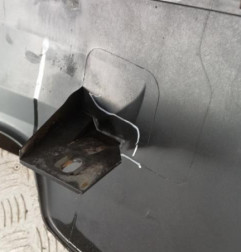 Pare choc arriere FIAT PANDA 2 Photo n°7