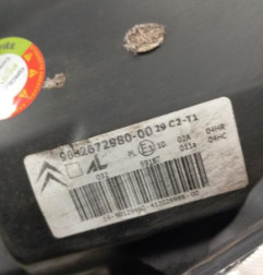 Optique avant principal droit (feux)(phare) CITROEN C3 1 Photo n°6