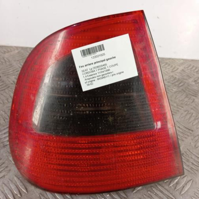 Feu arriere principal gauche (feux) SEAT CORDOBA 1