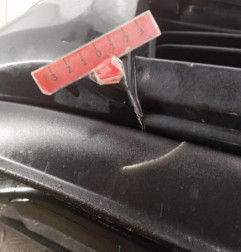 Pare choc avant RENAULT CLIO 3 Photo n°7