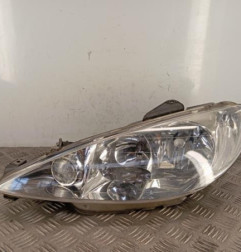 Optique avant principal gauche (feux)(phare) PEUGEOT 206 Photo n°1