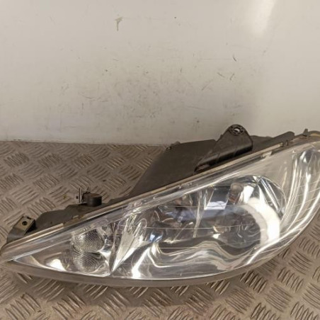 Optique avant principal gauche (feux)(phare) PEUGEOT 206