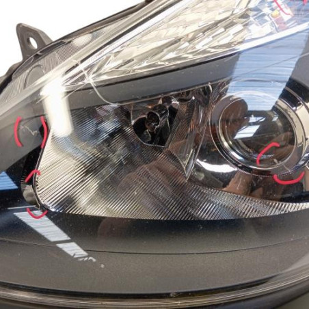 Optique avant principal gauche (feux)(phare) RENAULT CLIO 3