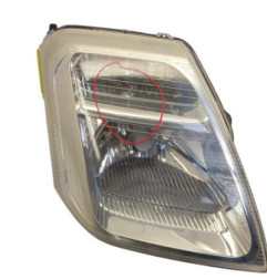 Optique avant principal droit (feux)(phare) CITROEN C2 Photo n°1