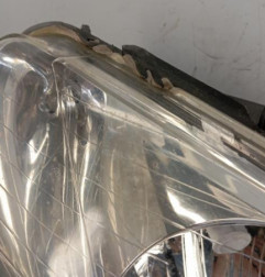 Optique avant principal droit (feux)(phare) PEUGEOT 206 Photo n°3