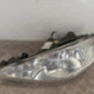 Optique avant principal gauche (feux)(phare) PEUGEOT 206