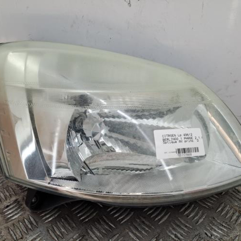 Optique avant principal droit (feux)(phare) CITROEN BERLINGO 1