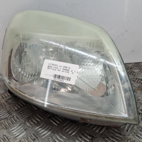 Optique avant principal droit (feux)(phare) CITROEN BERLINGO 1
