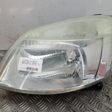 Optique avant principal gauche (feux)(phare) CITROEN BERLINGO 1 Photo n°1