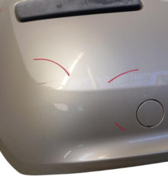 Pare choc arriere RENAULT CLIO 3 Photo n°4