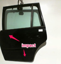 Porte arriere gauche CITROEN C4 GRAND PICASSO 1