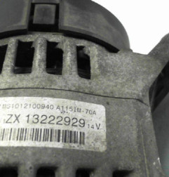 Alternateur OPEL CORSA D Photo n°3