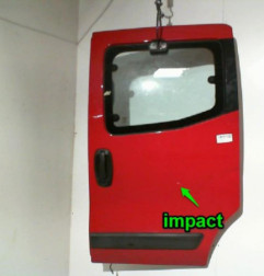 Porte laterale gauche FIAT QUBO Photo n°5