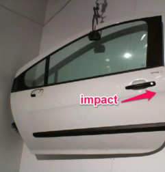 Porte avant gauche PEUGEOT 308 1 Photo n°5