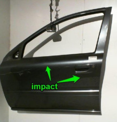 Porte avant gauche VOLVO V 70 1