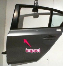 Porte arriere gauche BMW SERIE 1 E87