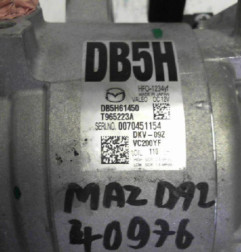 Compresseur clim MAZDA 2 3 Photo n°1