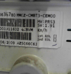 Compteur PEUGEOT 206+ Photo n°3