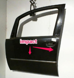 Porte avant gauche LANCIA MUSA Photo n°5