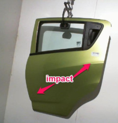 Porte arriere gauche CHEVROLET SPARK Photo n°5