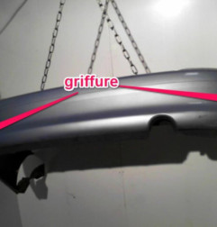 Pare choc arriere MAZDA 626 4 Photo n°5