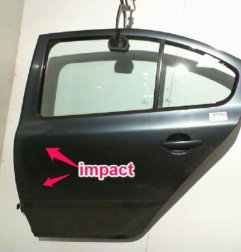 Porte arriere gauche SKODA OCTAVIA 2 Photo n°1