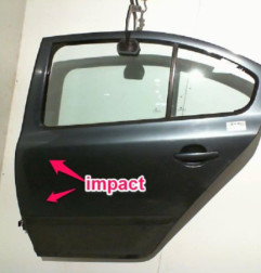 Porte arriere gauche SKODA OCTAVIA 2 Photo n°5