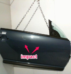 Porte avant droit CITROEN C3 PLURIEL Photo n°5