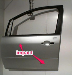 Porte avant gauche FORD C-MAX 1 Photo n°3